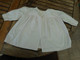 Ancienne Blouse Rose Pâle Faite Main 4 Ans - 1940-1970