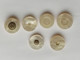 6 BOUTONS Ancien Bouton De Manchette En Nacre Diamètre : 22 Mm Env + 1 De 23 Mm Env - Cuff Links & Studs