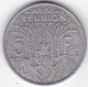 ILE DE LA REUNION. 5 FRANCS 1955 . En ALUMINIUM - Riunione