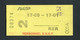 Ticket De Métro/RER RATP Pour Le Personnel SNCF (2ème Classe St Germain-en-Laye Et Paris-Charles De Gaulle" - Europa