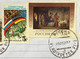 RUSSIA,2002,USED COVER TO INDIA,5 STAMPS,BIRD,SPACE,WALK,ASTRONAUT,ART,PAINTING, VLADIVOSTOK CITY CANCELLATION. - Storia Postale