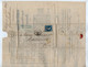 VP19.458 - 1867 - Lettre / Bordereau - Banque & Recouvrements GARRIC & BORDES à BORDEAUX Pour MAZAMET - Banque & Assurance
