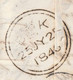 Delcampe - 1846 - QV - LAC De 5 P En Français De London Londres Vers Mas De Verdun Par Grisolles, Tarn Et Garonne, France - Postmark Collection