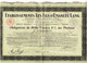 OBLIGATION De Mille Francs - Etablissements LES FILS D'EMANUEL LANG Paris - 1930- Coupons - Textiel
