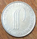 11 GRUISSAN  CASINO PATOUCHE JETON DE 0,50 EURO MONNAIE DE PARIS SLOT MACHINE EN MÉTAL CHIP COINS TOKENS - Casino