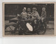 RIS ORANGIS  - La Famille THIMONIER Qui Pose En 1925 Sur Une Moto    ( Carte-photo En L'état ) - Ris Orangis