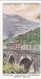 Wonderful Railway Travel, 1937 - 5 Snowden Mountain Railway, N.Wales   - Churchman Cigarette Card - Trains - Churchman