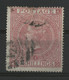 N° 40 5 Shillings Cote 500 € Filigrane Croix Planche 1, En Haut Une Dent Courte, Signé A. BRUN - Used Stamps