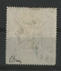 N° 40 5 Shillings Cote 500 € Filigrane Croix Planche 1, En Haut Une Dent Courte, Signé A. BRUN - Used Stamps