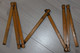 Ancien Double METRE PLIANT En Bois 2.30 Mètres - Other & Unclassified