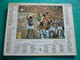Calendrier 1985 Oller Sport Tennis Yannick  Noah Football   Almanach Facteur PTT POSTE Département Sarthe - Grand Format : 1981-90