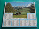 Calendrier 1985 Oberthur  Parc Floral  Apremont  Vers Combloux Savoie   Almanach Facteur PTT POSTE Département Sarthe - Grand Format : 1981-90