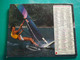 Calendrier 1985 Oberthur  Sport Planche A Voile Ski Fond Almanach Facteur PTT POSTE Département Sarthe - Grand Format : 1981-90