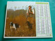 Calendrier 1986 Oberthur  Chasse Et Peche Truite   Almanach Facteur PTT POSTE Département Sarthe - Grand Format : 1981-90