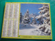 Calendrier 1986 Oller Montagne En Hiver  Le CERVIN  Almanach Facteur PTT POSTE Département Sarthe - Grand Format : 1981-90