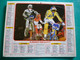 Calendrier 1988 Lavigne  Sport Rugby 5 Nations  Vélo Bi-cross  Almanach Facteur PTT POSTE Département Sarthe - Grand Format : 1981-90