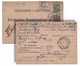Russia 1923 RSFSR REGISTERED Receipt Notice Card AMERICAN EXPRESS Mixed Franking - Cartas & Documentos