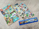 Lot Lego. 120 Fiches - Trousse - Latte - Autocollants - Petit Cahier De Feuilles Blanches - Lotes