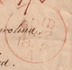 1848 - QV - Reine Victoria - Devant Et Verso Partiels D'enveloppe  De BALLYMAHON, Irlande Vers COLUMBIA, USA - Postmark Collection