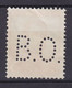 Belgium Perfin Perforé Lochung 'B.O.' 1913 Mi. 100 II, 10c. Albert I. (2 Scans) - 1909-34