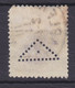 Belgium Perfin Perforé Lochung 'Triangle With Dot' 1915, Mi. 119, 20c. Albert I. CHARLEROI Cancel !! (2 Scans) - 1909-34