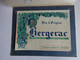 Maquette Bon à Tirer étiquette Gouache Aquarelle Vin D' Origine Bergerac Thomas Martin Rennes - Bergerac