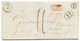 BELGIQUE - T18 FONTAINE L'EVEQUE + BOITE T SUR LETTRE AVEC CORRESPONDANCE DE FORCHIES LA MARCHE, 1844 - Correo Rural