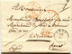 BELGIQUE - T18 LENS + CAD MONS + BOITE T SUR LETTRE AVEC CORRESPONDANCE DE GRORAGE POUR LA FRANCE, 1847 - Posta Rurale