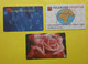 Albania Lot 3 Different Chip Phone Cards - Albanien