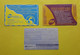 Macedonia 3 Different Chip Phone Cards - Macédoine Du Nord