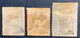 PIURA 1884 Sc 14N1-14N3 RRR ! Exp. Scheller+A.Puppo:Peru Provisional Issues Chilean Occupation(Perou Chili Chile War - Perú