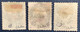 PIURA 1884 Ovpt Sc 14N4-14N6 R ! Exp. Scheller+A.Puppo:Peru Provisional Issues Chilean Occupation(Perou Chili Chile War - Perù