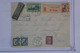 AU1 INDOCHINE  BELLE LETTRE RECOM. 1932  PETIT BUREAU LAOKAY POUR  PARIS  FRANCE + SAIGON MARSEILLE + AFF. PLAISANT - Covers & Documents