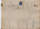 VP19.466 - 1865 - Lettre - Escompte & Recouvrements LANDRY - LASSERRE à BOURGUEIL  Pour CHINON - Banco & Caja De Ahorros