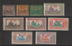 Tunisie 1916 Surchargé 50-58, 9 Val * Charnière MH - Unused Stamps