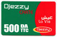 Algeria Djezzy Prepaid Card 500 - Algérie