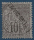 France Colonies Diego SUAREZ N°17a  10c Noir Sur Lilas Oblitéré Variété Surcharge Renversée TTB Signé SCHELLER - Used Stamps