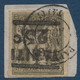 TAHITI Fragment N°6a 25c Sur 1FR Olive Oblitéré Variété Surcharge Renversée TTB Signé SCHELLER  & CALVES - Used Stamps