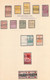 Lot Collection Timbres Belges Et étrangers Avec Annulation Roulette Et Roulette Spéciale Sur 2 Timbres + 2 Perforés - - Collections