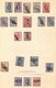 Lot Collection Timbres Belges Et étrangers Avec Annulation Roulette Et Roulette Spéciale Sur 2 Timbres + 2 Perforés - - Collezioni