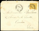 Delcampe - Let DESTINATIONS - N°92 Obl. Sur 7 Lettres,  Toutes Différentes, TB - 1849-1876: Klassik