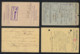 PERFIN / PERFO 4 Postkaarten Allen Met Nr. 110 PELLENS En Verschillende Firmaperforaties ; Staat Zie 2 Scans ! LOT 179 - 1909-34