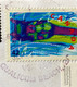 CANADA,2008,QUALICUM BEACH,SPECIAL CANCELLATION COVER USED TO ENGLAND,6 STAMPS,BUTTERFLY,ART,PAINTING,ICE SKI,AEROPLANE, - Storia Postale