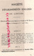 87-23-19- ECOLE -SOCIETE ETABLISSEMENTS SCOLAIRES LIMOGES-ETUDE HERVY NOTAIRE 1879- ADOLPHE JOUHANNEAUD-LAMY LA CHAPELLE - Limousin