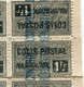 FRANCE FEUILLE COLIS POSTAL 1fr OBLITERE CONTROL REPARTITEUR NON REPERTORIE - Used Stamps