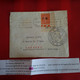 LETTRE BREST POUR LORIENT CACHET MARINE TIMBRE SURCHARGE F.M - Storia Postale