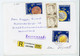 LUXEMBOURG : - TIMBRES N°Yt ?  Obli. SUR LETTRE LR - Lettres & Documents