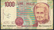 ITALY P114a 1000 LIRE 1990  #RA     FINE - 1000 Lire