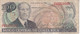 BILLETE DE COSTA RICA DE 100 COLONES DEL AÑO 1989 (BANKNOTE) - Costa Rica