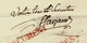 1754 LETTRE De Gaillac Tarn  MARQUE POSTALE Pour Rouffio Roumagnac Négociants à Montauban VOIR SCANS - 1701-1800: Vorläufer XVIII
